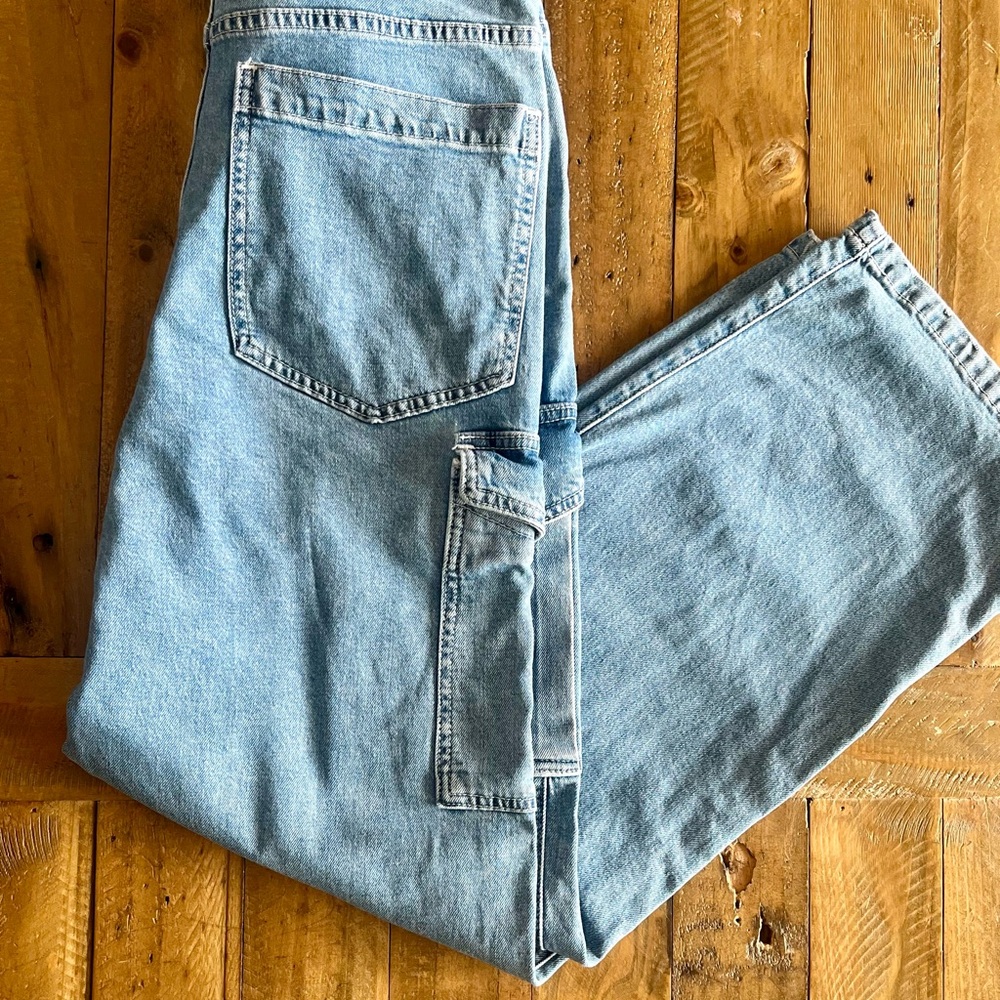 GAP Women's Mid Rise '90s Loose Cargo Jeans- US 27R - Picture 7 of 16